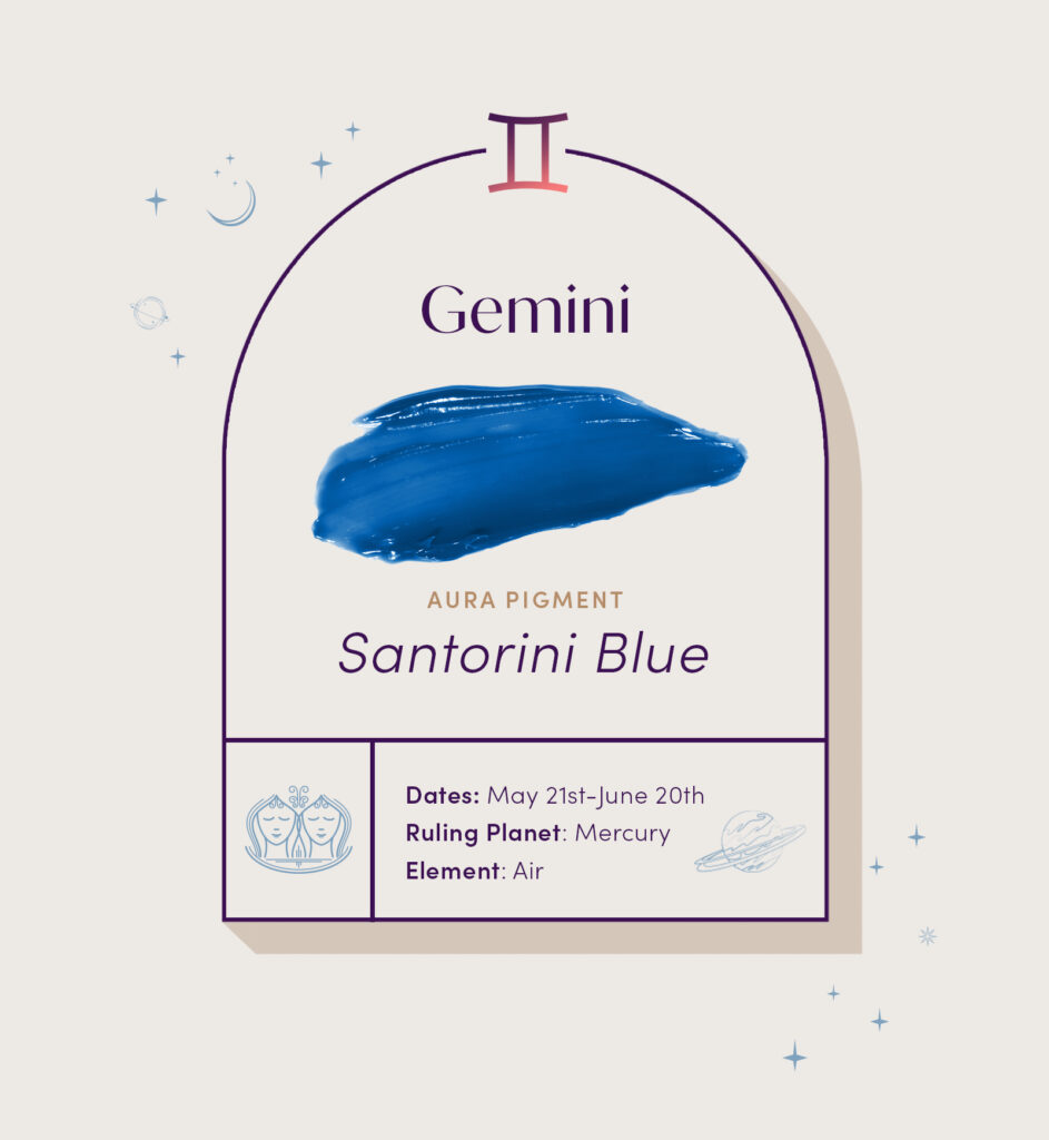 AURA hair care pigment color for Gemini zodiac sign