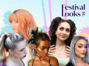 5 AURA Hair Care models wearing our must-try hairstyles for the 2022 festival season.